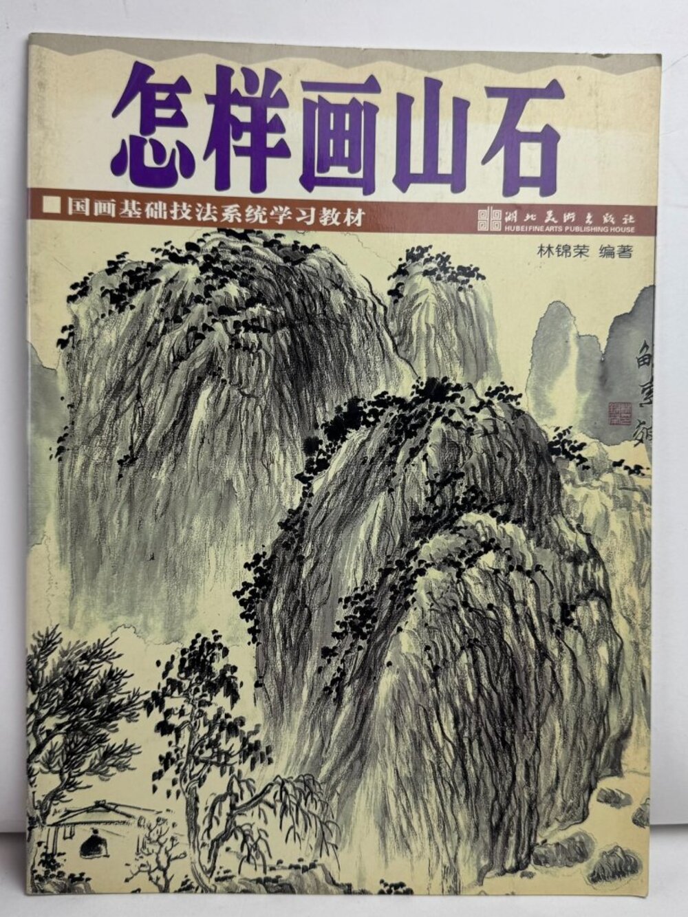 How to Paint Mountains & Rocks Chinese Art Book Lin Jinrong ISBN 9787539417479